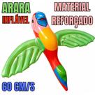 Arara Inflável 60cm Colorida Enfeite Festa Havaiana
