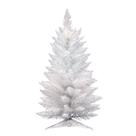 Árbol de Navidad Vickerman 30" Abeto Blanco Brillante en Forma de Lápiz