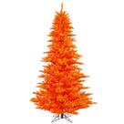 Árbol de Navidad Vickerman Abeto Naranja 1.4m con 250 Luces LED Dura-lit