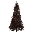 Árbol de Navidad Vickerman Abeto Negro 90 cm con 100 Luces LED Naranjas