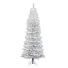 Árbol de Navidad Vickerman Salem Pencil Pine 2,6 m sin luces blanco