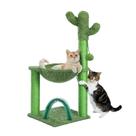 Árbol para Gatos PAWZ Road Cactus 84 cm con Cepillo de Autolimpieza para Gatos