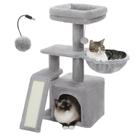 Árbol para Gatos PETEPELA Pequeño para Gatos de Interior con Rampa para Rascar