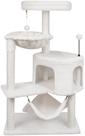 Árbol para Gatos YUNIQUE con Condominio para Gatos y Gran Hamaca 100 cm - Beige