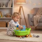 Arca de Noé para Montar com 2 Bonecos e 6 Animais Brinquedo Educativo Infantil