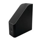 Archivador para revistas Advantus Fusion de plástico negro