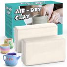 Arcilla Para Modelar Fedonak Blanca Natural 1 kg - Arcilla Que Seca al Aire