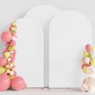 Arco de Casamento Wokceer - Kit com 3 Painéis de Elastano Branco (2-2,2m)