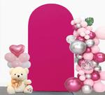 Arco de Fundo Rosa Choque JFDYDM (2,2m) - Ideal para Festas e Casamentos