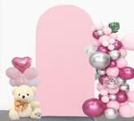 Arco de Fundo Rosa JFDYDM (2,2m) para Festa de Casamento