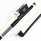 Arco de Violino de Fibra de Carbono Tamanho 4/4 Completo VINGOBOW 100V Nível Avançado 74,5 cm Olhos Parisienses Reto Ebanito Crina de Cavalo Mongol Branco Real Tom Claro e Quente Parafuso Suave Grande Flexibilidade Arco de Violino de Fibra de Carbono Tamanho 4/4 Completo VINGOBOW 100V Nível Avançado 74,5 cm Olhos Parisienses Reto Ebanito Crina de Cavalo Mongol Branco Real Tom Claro e Quente Parafuso Suave Grande Flexibilidade
