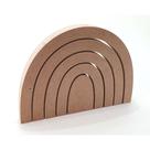 Arco-Íris MDF G para Mesa de Festa Decoração Colorida para Quarto ou Aniversário Arco-Íris MDF G para Mesa de Festa Decoração Colorida para Quarto ou Aniversário