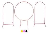 Arco Para Decoração De Festa Kit 03 Un P/ Tecido Bexiga