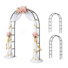 Arco Pergolado de Metal THORISE 240 x 150 cm para Plantas Trepadeiras Arco Pergolado de Metal THORISE 240 x 150 cm para Plantas Trepadeiras