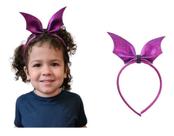 Arco Tiara Morceguinha Roxa Com Glitter adulto/infantil Arco Tiara Morceguinha Roxa Com Glitter adulto/infantil