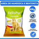 Areia de Gato de Mandioca e Bentonita Sem Odor