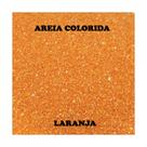 Areia de quartzo para decoração 950g - laranja