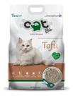 Areia De Tofu Catbio Natural 2kg Biodegradável Forma Torrão