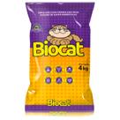 Areia Higiênica Caixa de Areia Biocat Fina Natural 4 Kg