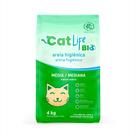 Areia Higiênica Cat Life Grãos Médios Para Gatos 4kg