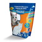 Areia Higiênica Chalesco com Cristais de Sílica para Gatos - 1,8kg