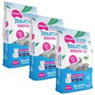 Areia Higiênica De Mandioca Para Gatos Sensitive 2kg kit 3Un