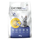 Areia Higiênica de Mandioca Yuca Cat Free em 4kg Areia Higiênica de Mandioca Yuca Cat Free em 4kg