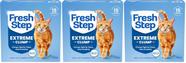Areia Higiênica Fresh Step Extreme Aglomerante 6,3 kg Pacote com 3 Areia Higiênica Fresh Step Extreme Aglomerante 6,3 kg Pacote com 3