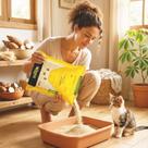 Areia Higienica Gato Mandii 4,2Kg Premium Fibra Mandioca