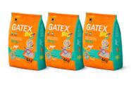 Areia Higiênica Para Gatos Gatex Bio Natural 4kg Kit 3