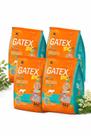 Areia Higiênica Para Gatos Gatex Bio Natural 4kg Kit 4