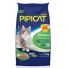 Areia Higiênica Pipicat Classic Para Gatos Kelco 12kg