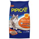 Areia Higiênica Pipicat Multi-Cat - 12kg