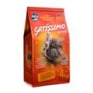 Areia higiênica sanitária gatissimo premium para gatos limpeza absorvente 4kg