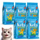 Areia Kets Gatos Sanitaria Higienica Tradicional 20Kg Fardo
