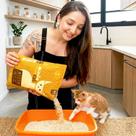 Areia Mandiocat Higienica Gato Natural Mandioca 2kg Farinha