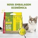 Areia para Gatos Katbom 6Kg Capim limão