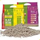 Areia Para Gatos Katbom 6KG Tradicional + 6Kg Capim Limao Kit com 2 pacotes total 12 KG Areia Para Gatos Katbom 6KG Tradicional + 6Kg Capim Limao Kit com 2 pacotes total 12 KG