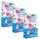 Areia Para Gatos Sensitive biodegradavel 4kg Kit 3Un