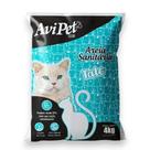 Areia Sanitária Gatos Higienica Granulado Perfumada Talco Aglomerado Torrão Controle de Odor 4Kg