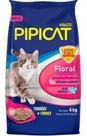Areia Sanitária Para Gatos Floral Pipicat Pacote 4kg