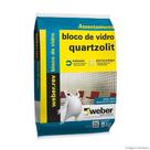 Argamassa bloco vidro branca 5kg - Quartzolit