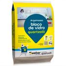 Argamassa e Rej para Bloco de Vidro 5Kg Quartzolite - 05408