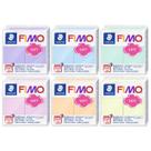 Argila de Modelagem Fimo Soft 6x57g Conjunto Pastel para Forno