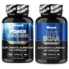 Arginina 120 Caps + Bcaa 120 Caps Growth Supplements Arginina 120 Caps + Bcaa 120 Caps Growth Supplements