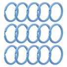 Argola 28mm Azul Bebe Italiana Resistente Para Lembrancinhas - 50 Unidades