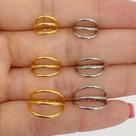 ARGOLA AÇO TRIPLE LISA CLICKER - DOURADA - 1,2mm ARGOLA AÇO TRIPLE LISA CLICKER - DOURADA - 1,2mm