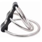 Argola Anel Triplo Em Metal brilhante