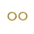 Argola Aro Grosso - Banhado em Ouro 18k