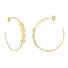 Argola com chapinhas circulo